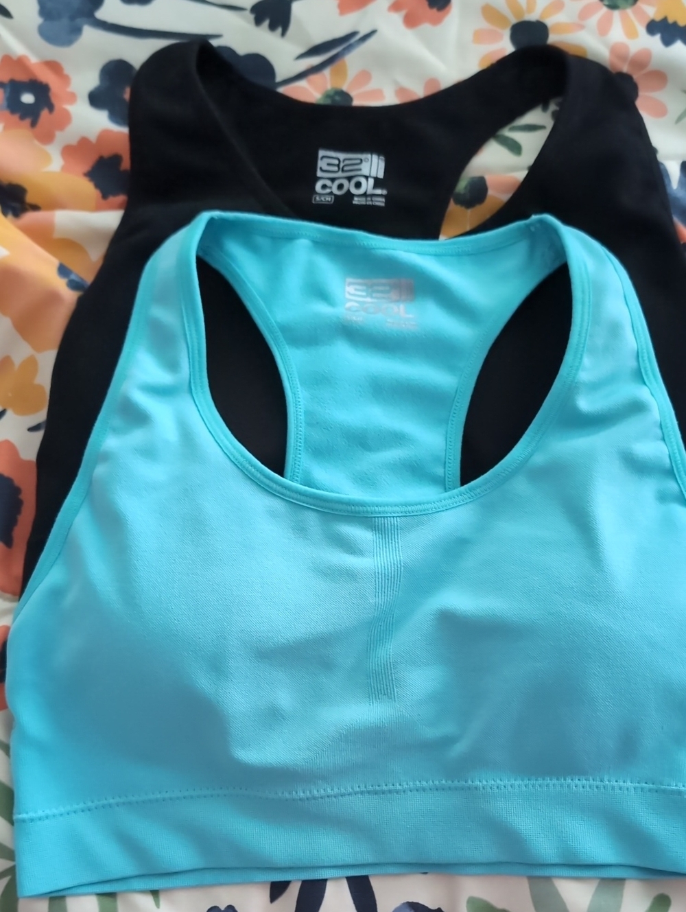 Bundle Of 2 EUC 32 Degrees Racerback Sports Bras - Small